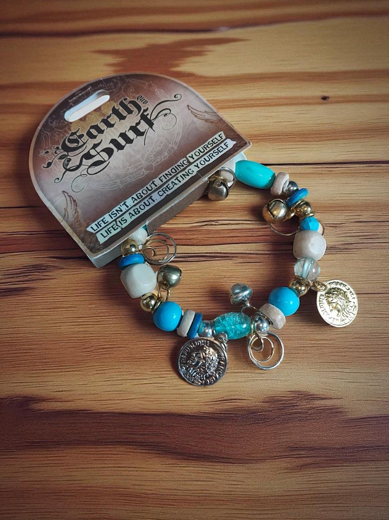 (BB2) Earth & Surf vegan friendly elasticated bracelet