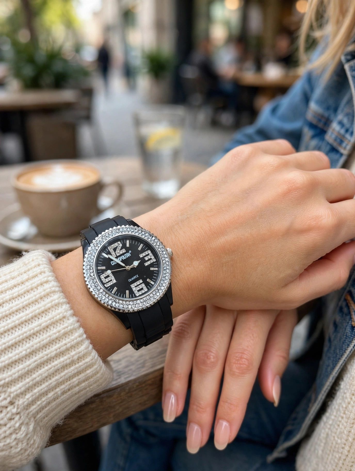 (MW40) Gents/Ladies Cosmopolitan heavy duty silicone strap watch