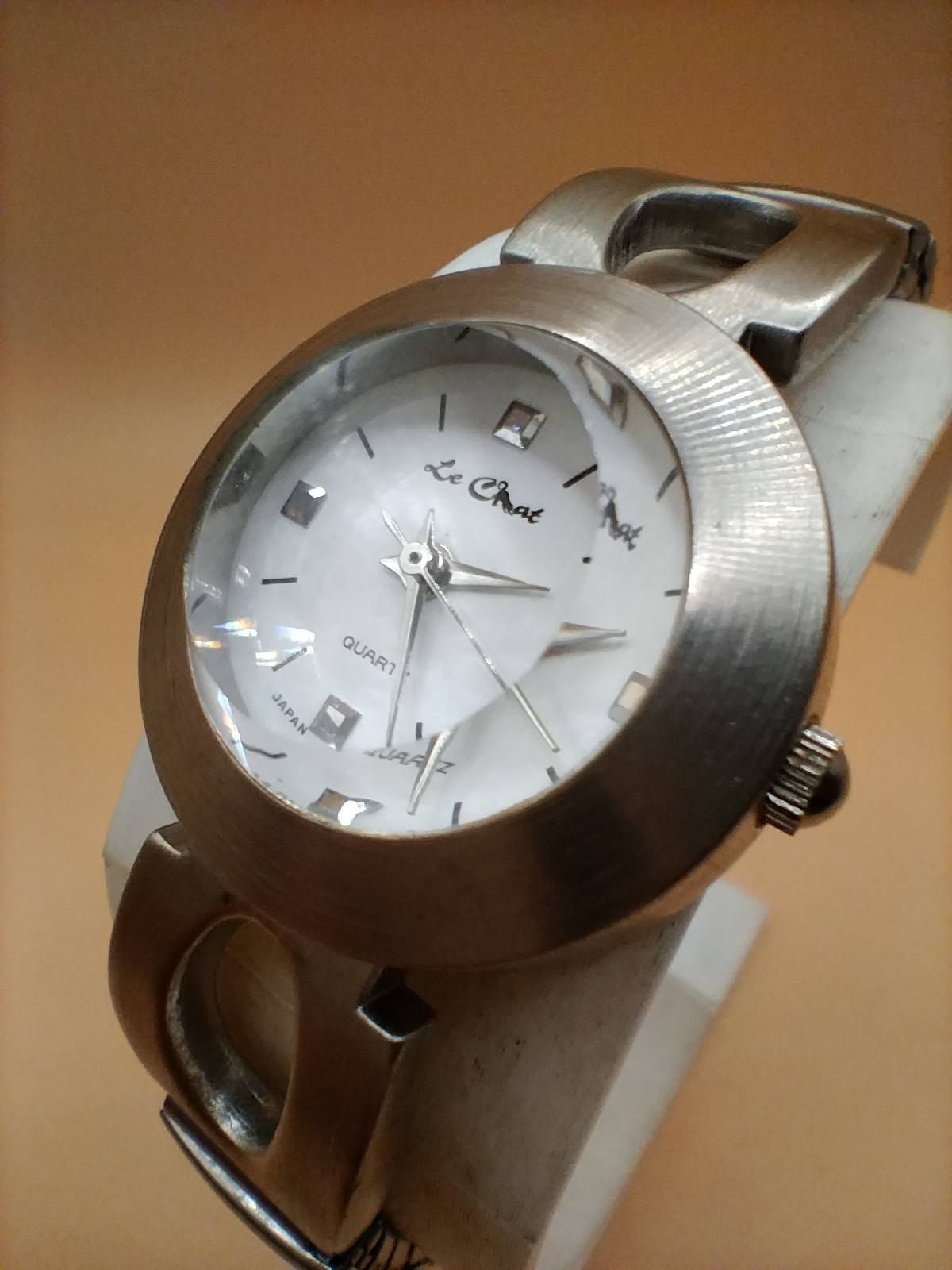 (Lc12) Le Chat ladies stainless steel watch