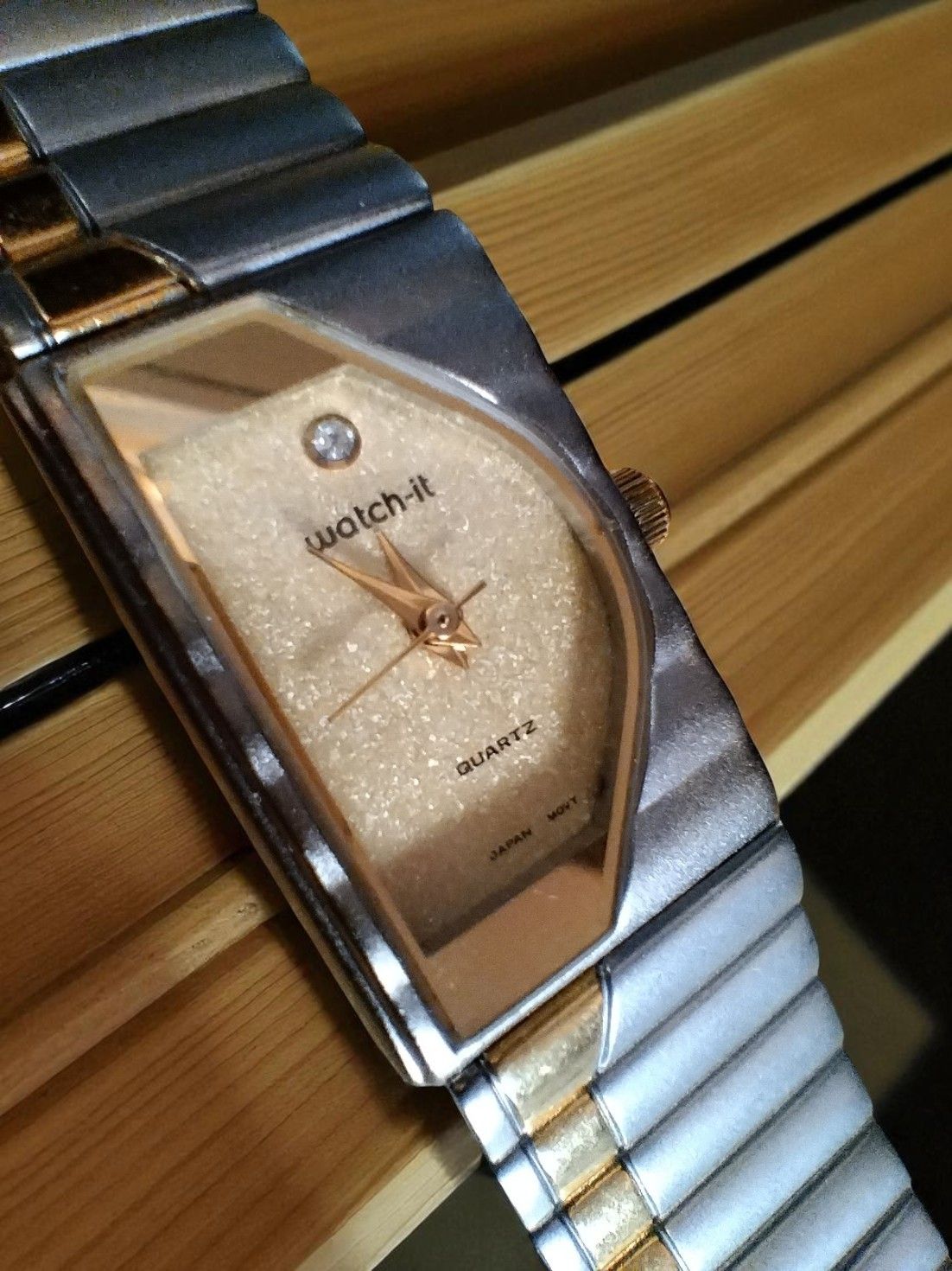 (LW135) Designed for me “Watch it” ladies watch with rhinestone