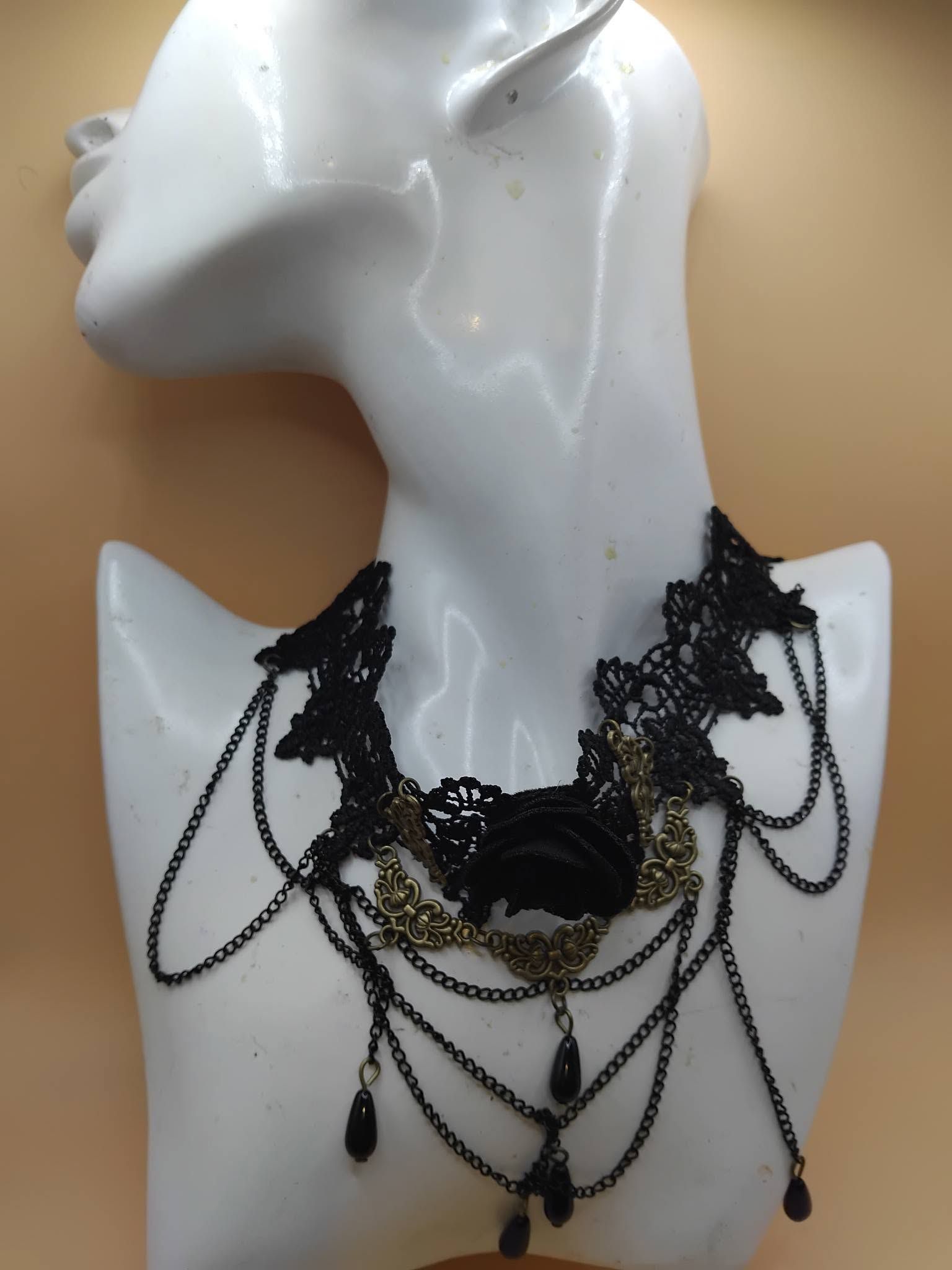 (N92) Goth / Punk Unisex choker necklace