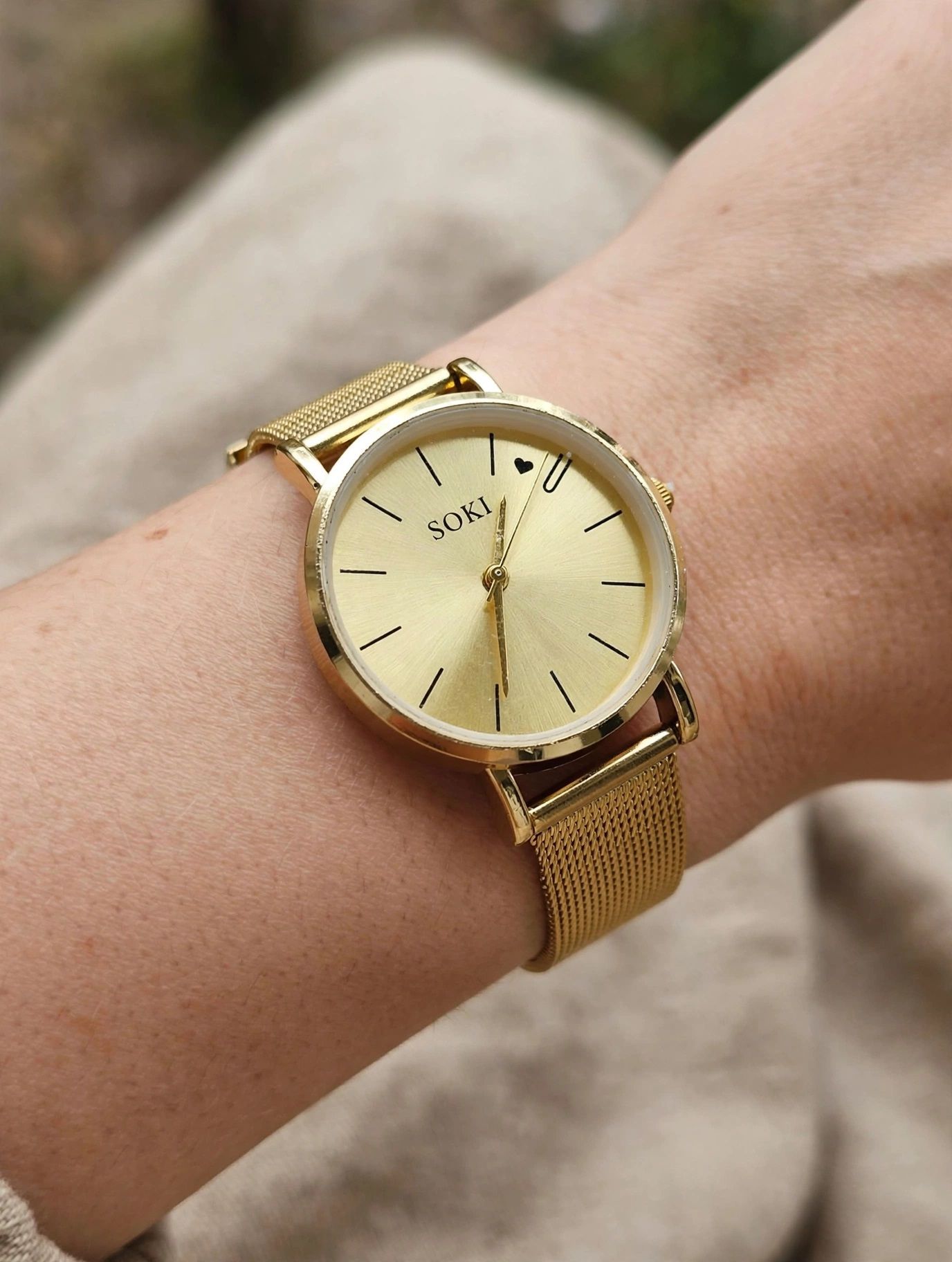 (LW256) Ladies / teenager Soki Brand new boxed stainless steel watch