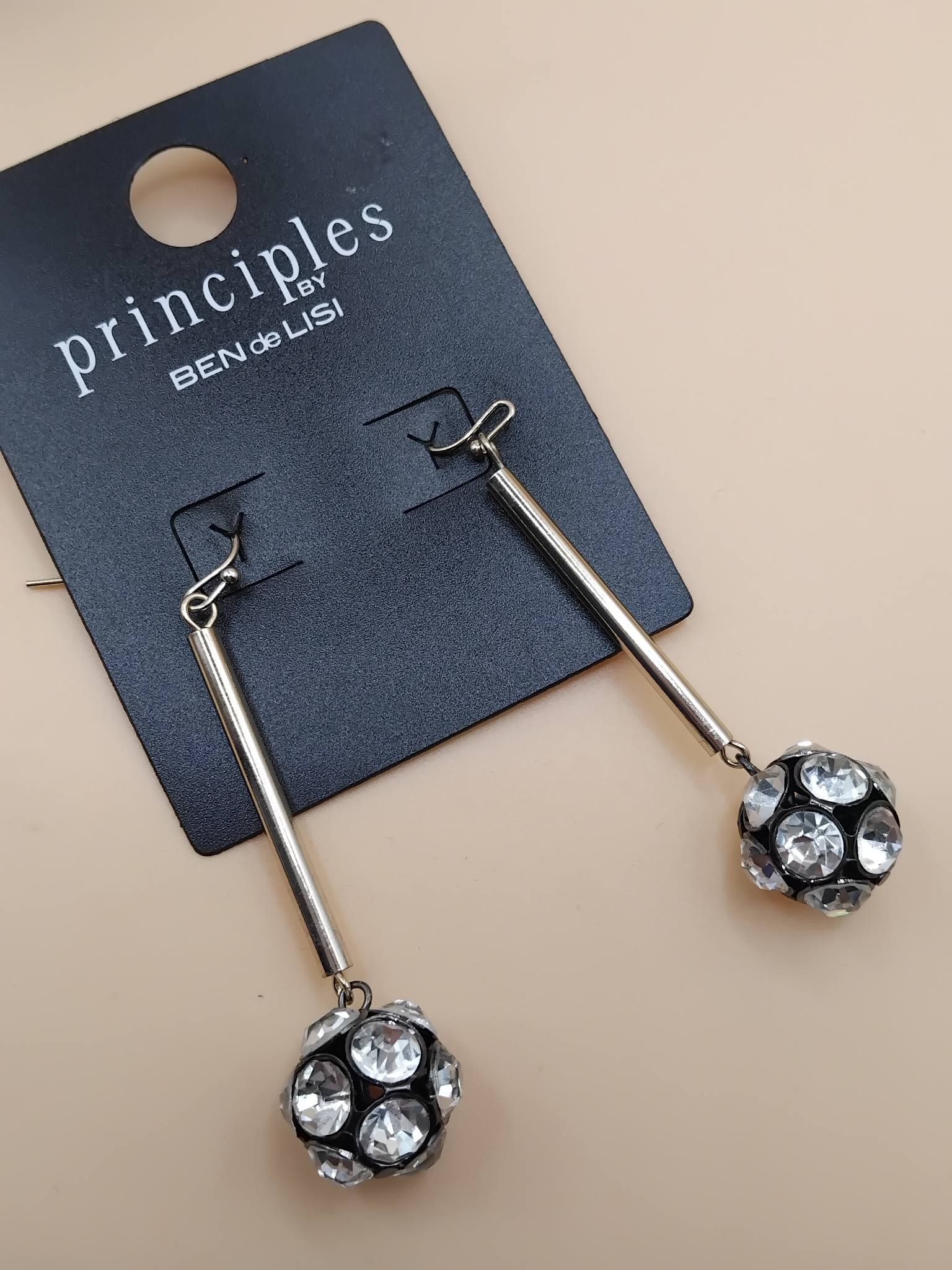 (E55) Principles by Ben de Lisi Pair of Earrings