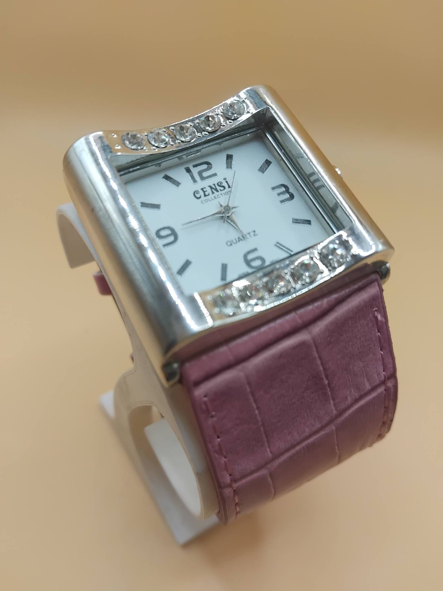 (LW190) Censi Ladies thick leather strap boxed wrist watch