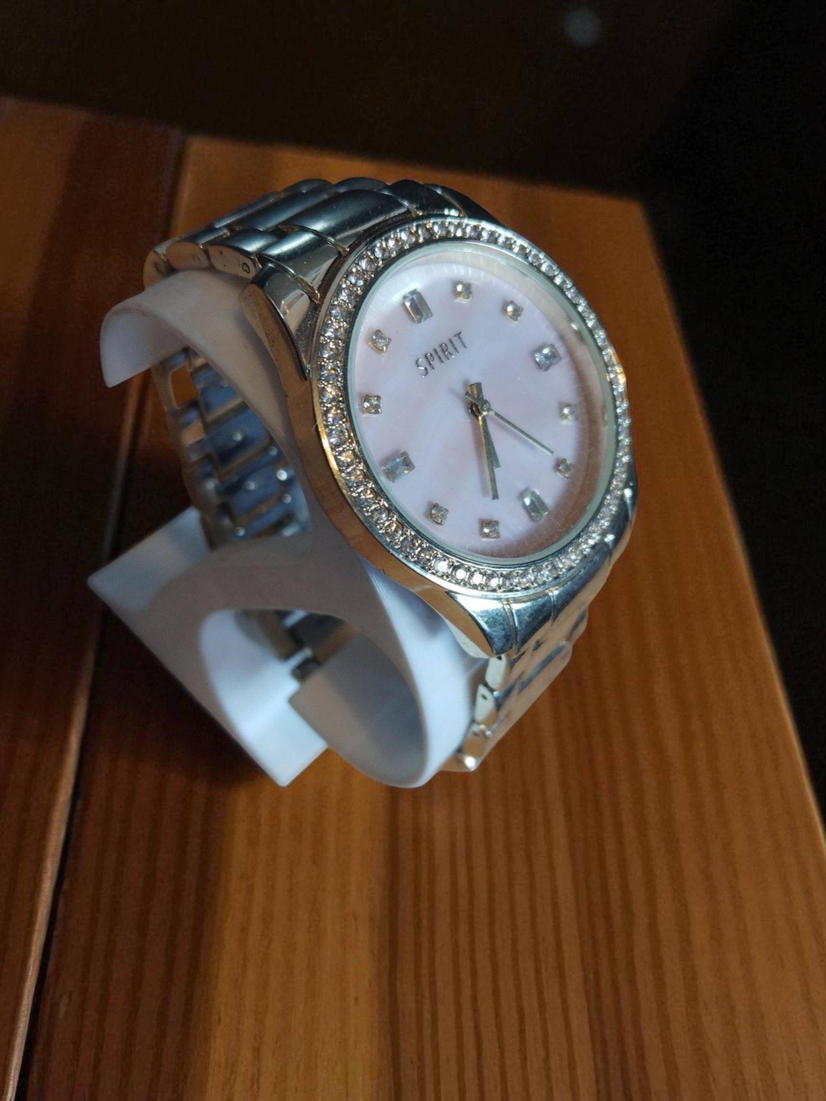 (MW34) Gents/Ladies Spirit Bling stainless steel watch