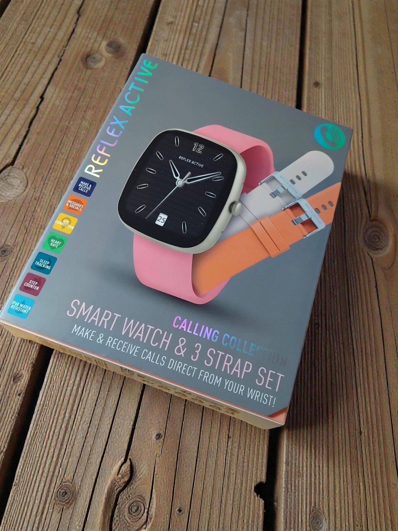 (MW138) Reflex Active Calling 3 strap set smartwatch