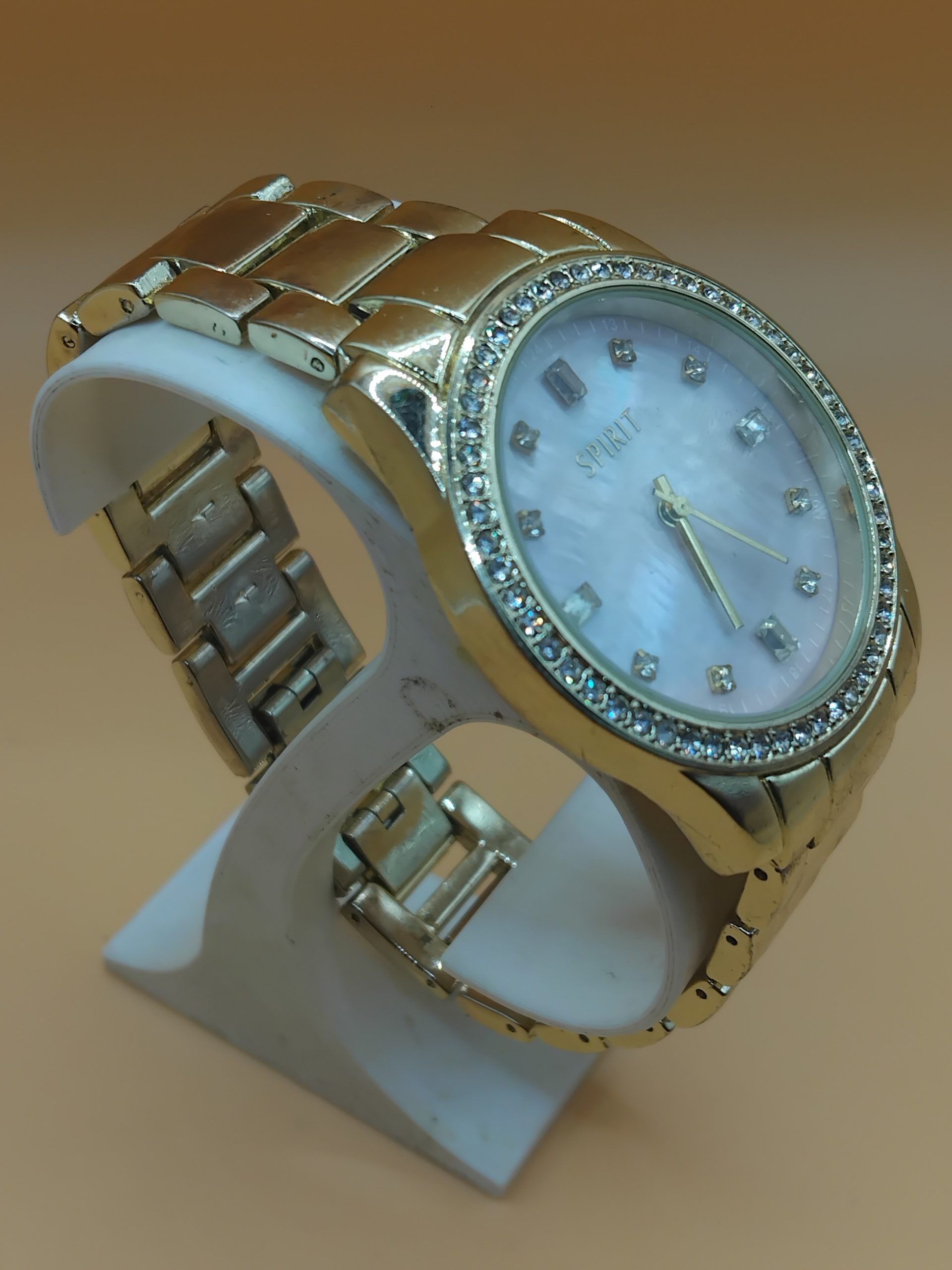 (MW34) Gents/Ladies Spirit Bling stainless steel watch