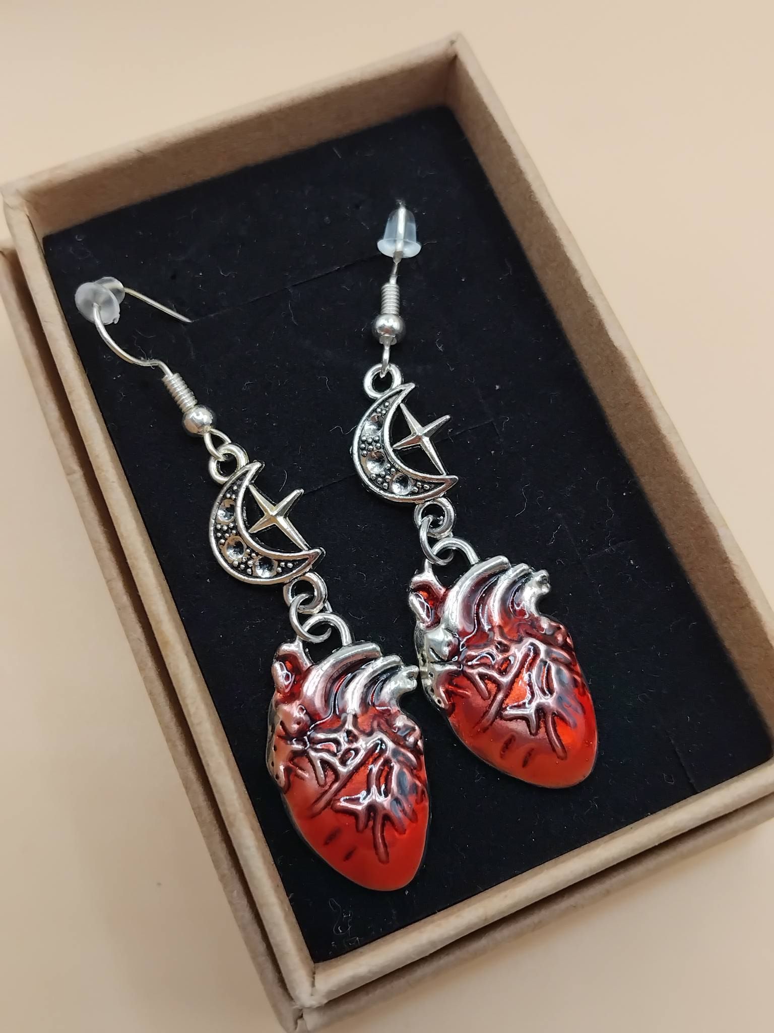 (E54) Ladies / teenagers Goth punk earrings