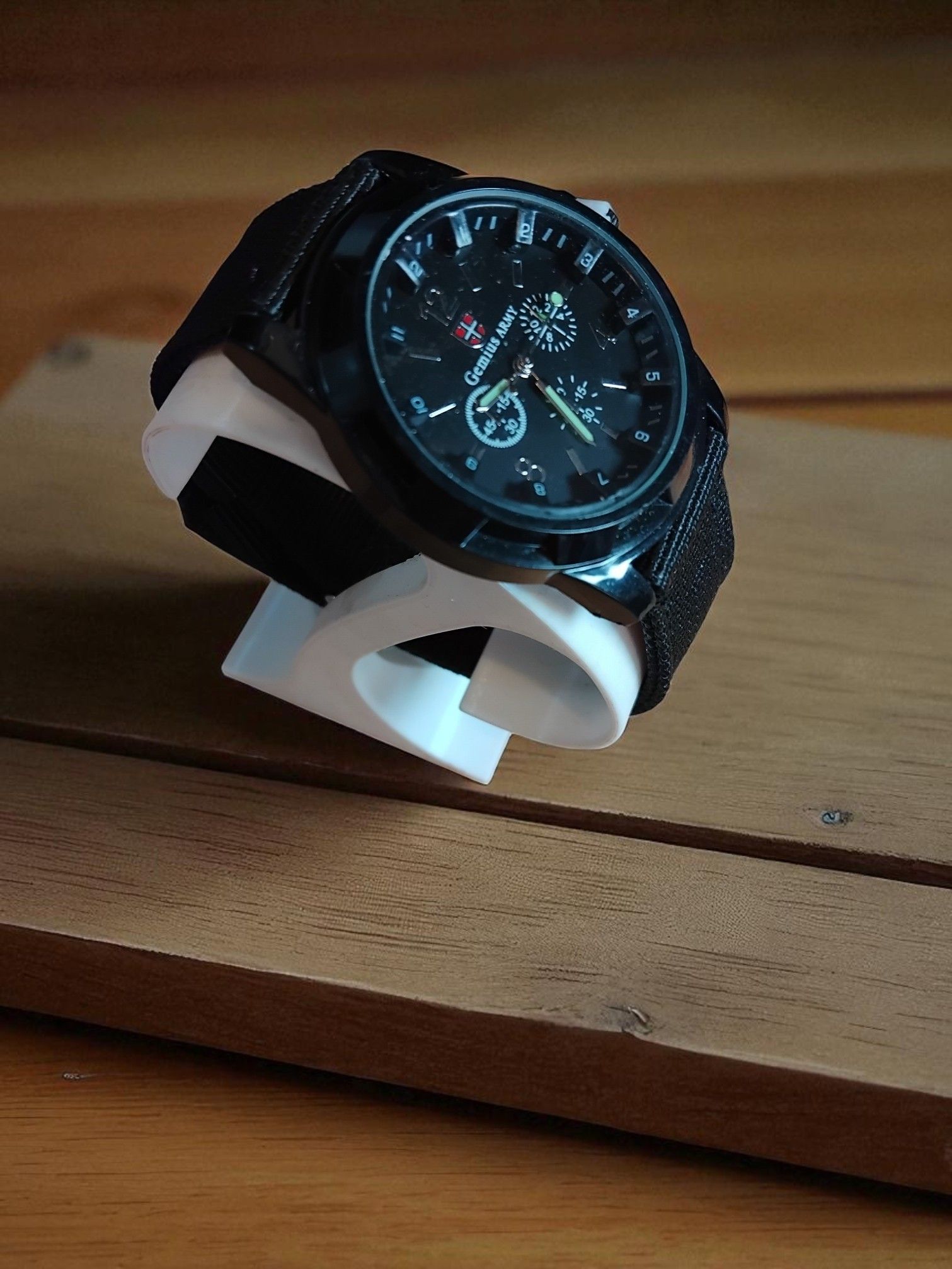 (MW50) Gents/Teenagers ribbon strong cotton strap watch