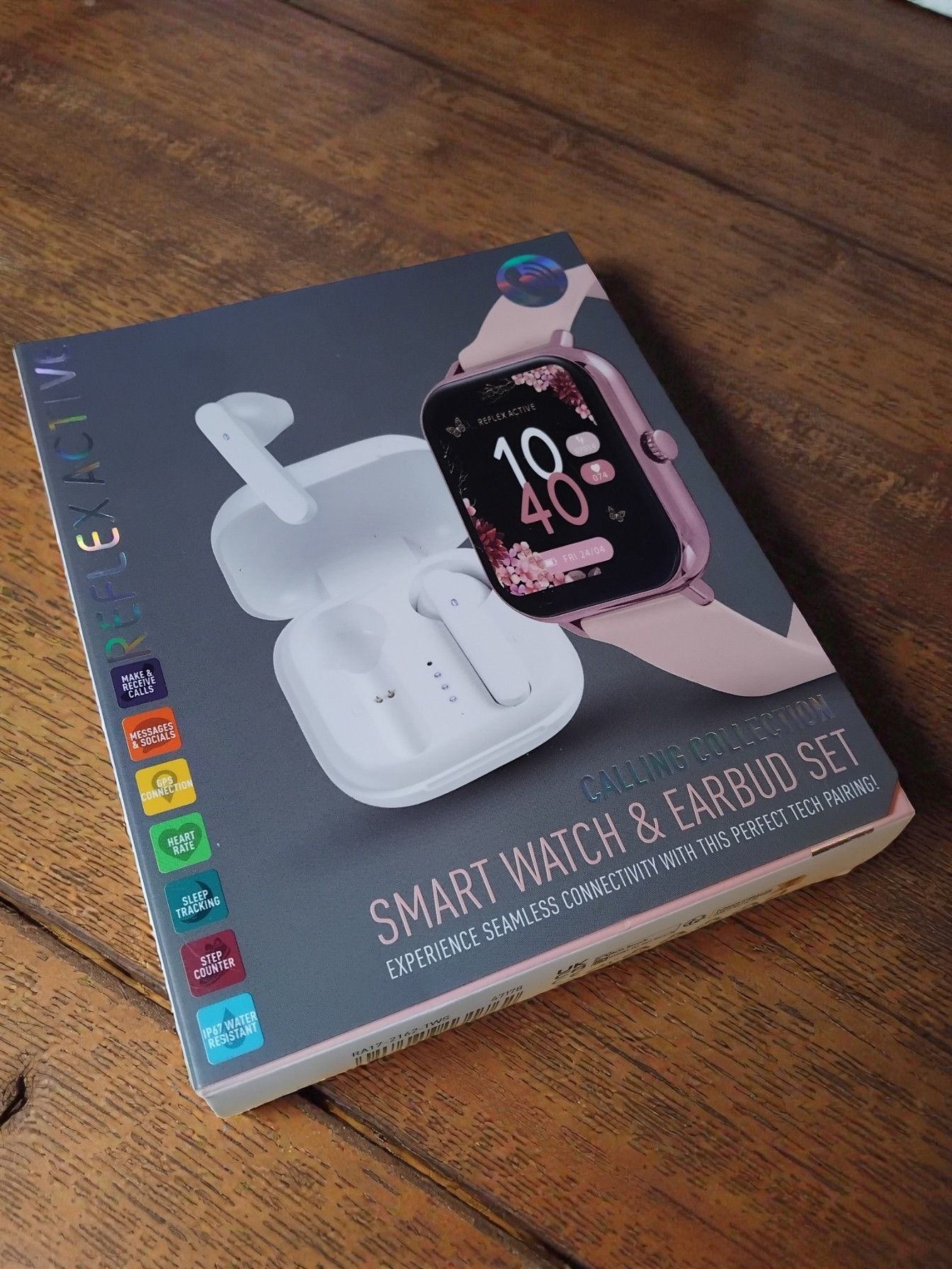 (MW140) Reflex Active Calling smartwatch with ear buds