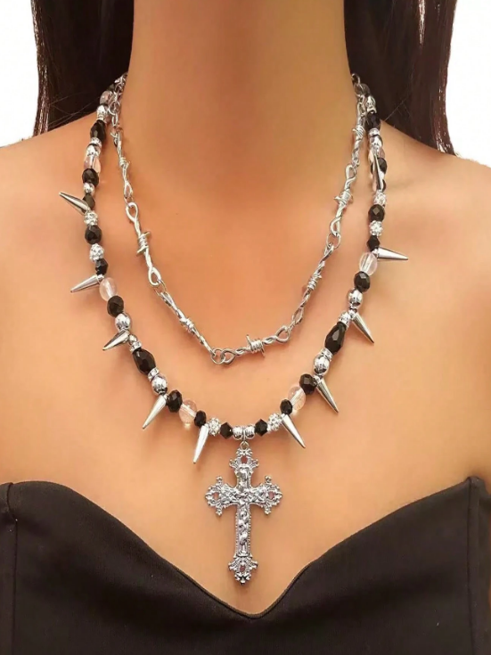 (N87) Goth / Punk Unisex  necklace