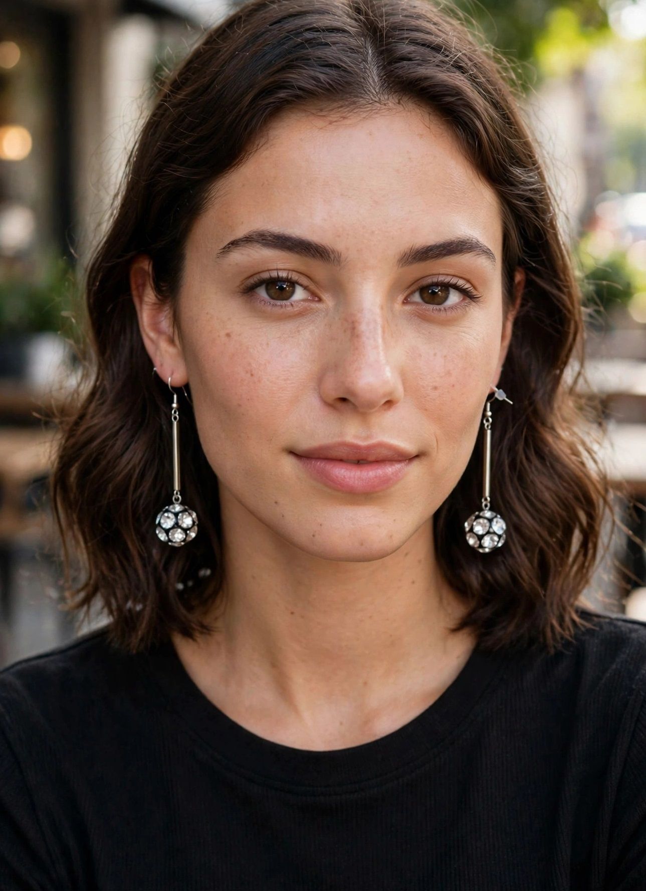 (E55) Principles by Ben de Lisi Pair of Earrings