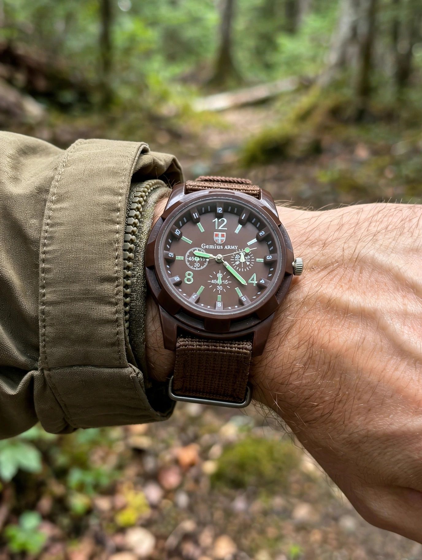 (MW50) Gents/Teenagers strong cotton strap watch