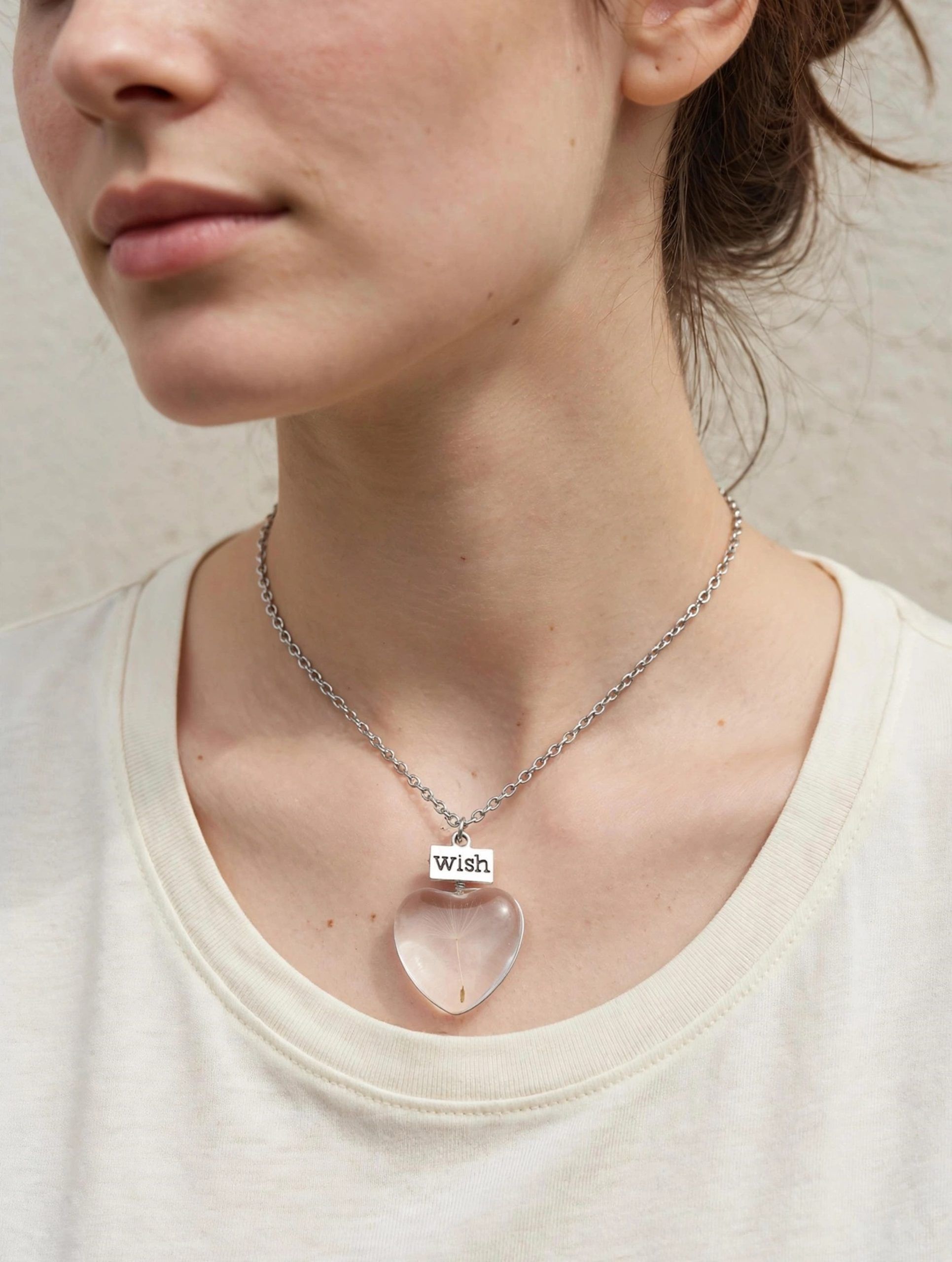 (N608) Wish Dandelion necklace