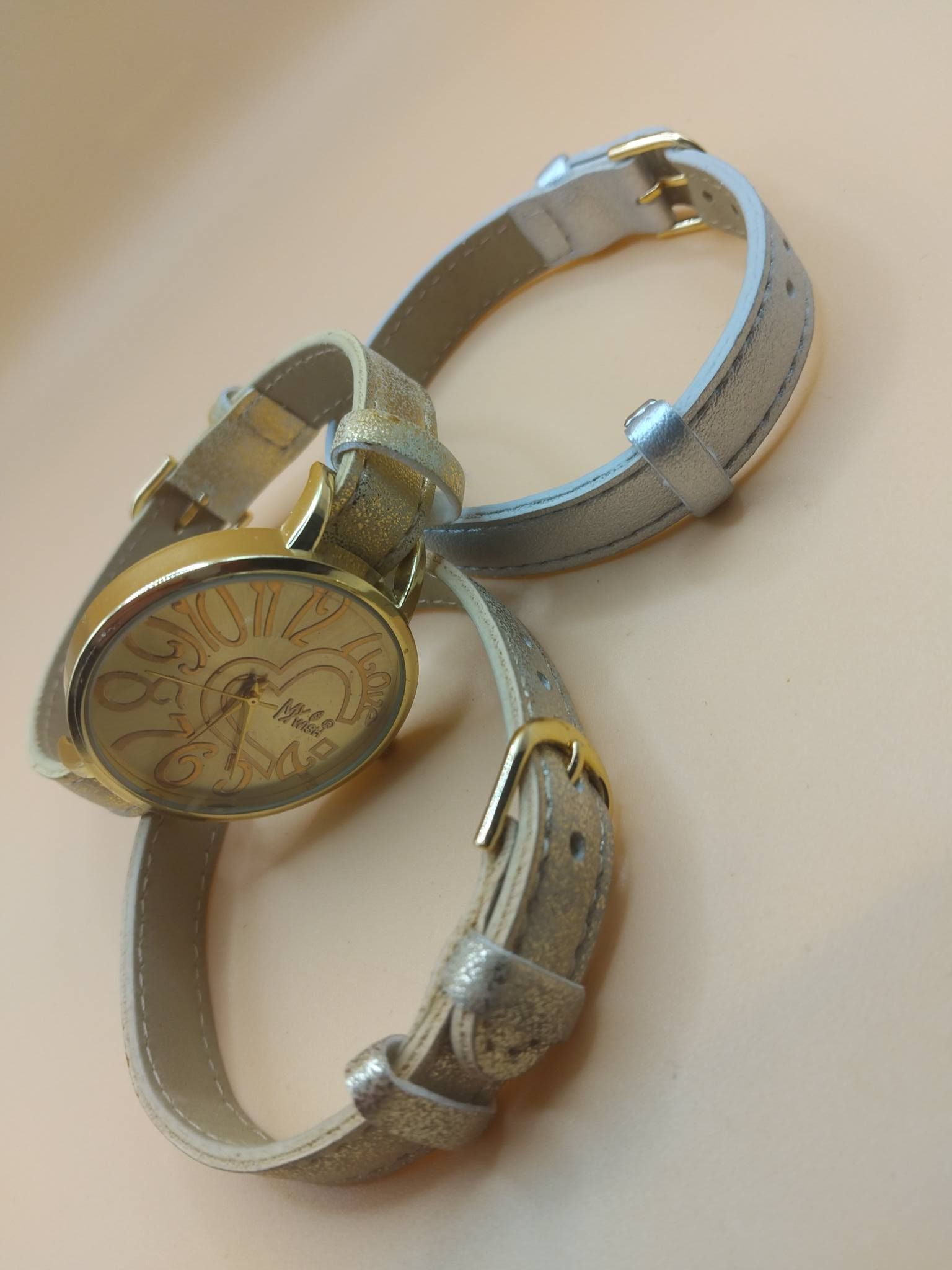 (LW112) Ladies Mi Collecione wish watch with changeable straps