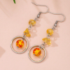 (E1) Natural Gemstone dangle earrings - Image 2
