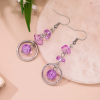(E1) Natural Gemstone dangle earrings - Image 4