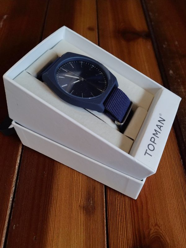 (MW21) Topman Nylon fabric strap wrist watch - Image 2