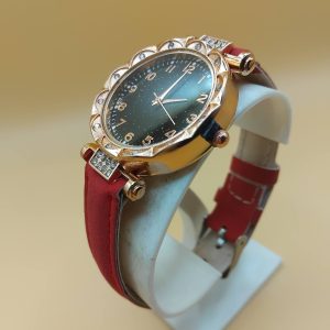 (LW21) Ladies / teenager semi bling leather strap watch