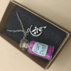 (N23) Goth style Mystical Fairy Dust adult / teenager necklace