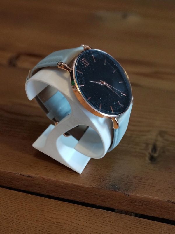 (MW25) Light blue leather strap Topman watch