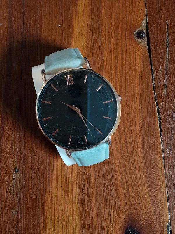 (MW25) Light blue leather strap Topman watch - Image 3