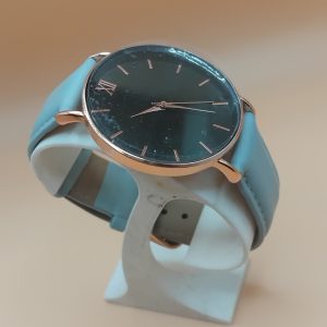 (MW25) Light blue leather strap Topman watch