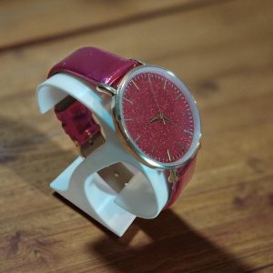 (LW46) Ladies FREEDOM dazzly pink strapped dress watch