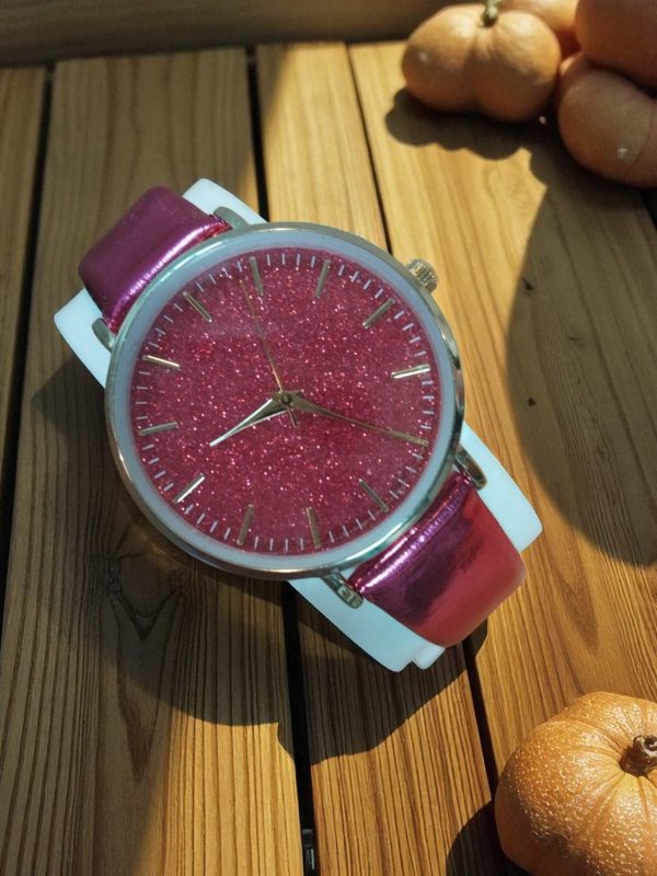 (LW46) Ladies FREEDOM dazzly pink strapped dress watch - Image 3