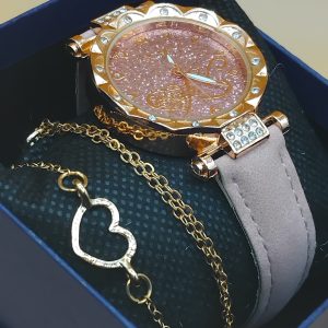 (LW65) Ladies / teenager boxed watch with bracelets