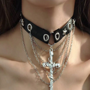 (N82) Goth / Punk Unisex choker necklace