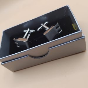 (Cf12) Pair of fun geometrical design 2 quality cufflinks