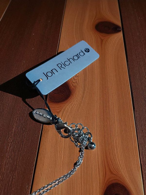(N100) Jon Richard design ladies dress necklace with cubic zirconia - Image 4