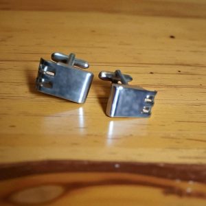 (Cf12) Pair of fun geometrical design 2 quality cufflinks
