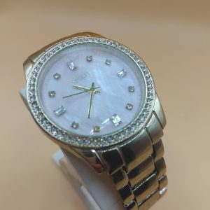 (LW124) Spirit ladies / gents stainless steel watch with rhinestones