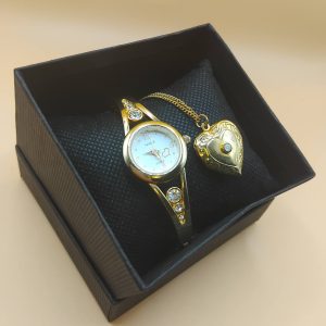 (LW132) Ladies Nicole watch and locket set
