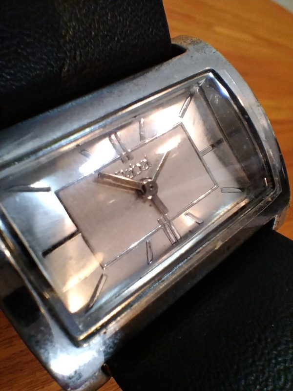 (LW142) Rebel thick leather strap wrist watch - Image 5
