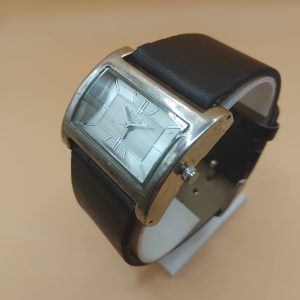 (LW142) Rebel thick leather strap wrist watch