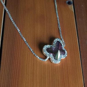 (B15) Jon Richard drawstring bracelet with Swarovski Crystal
