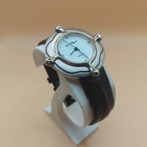 (Lc18) Le Chat ladies/teens leather strap watch with rhinestones