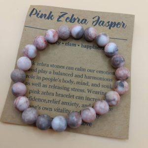 (B3) Precious stone elasticated bracelet