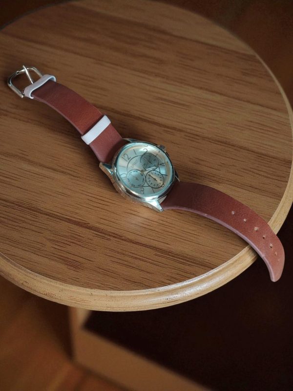 (MW32) Gents Spirit Brown leather strap watch - Image 3