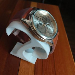 (MW32) Gents Spirit Brown leather strap watch