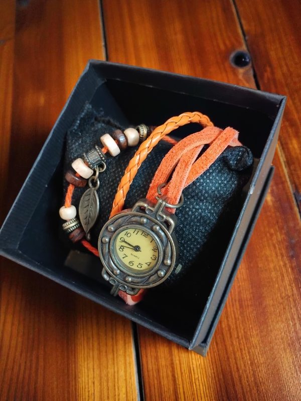 (BW42) Kahuna leather strap teenager watch - Image 4