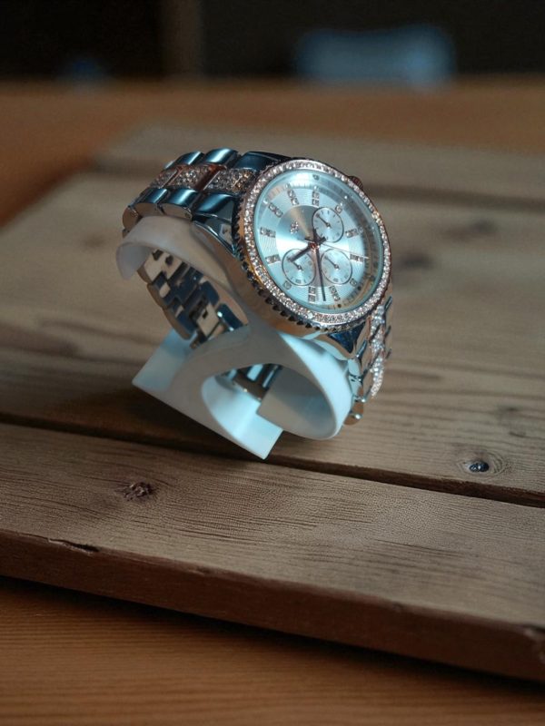 (MW41) Gents/Ladies Spirit bling stainless steel watch
