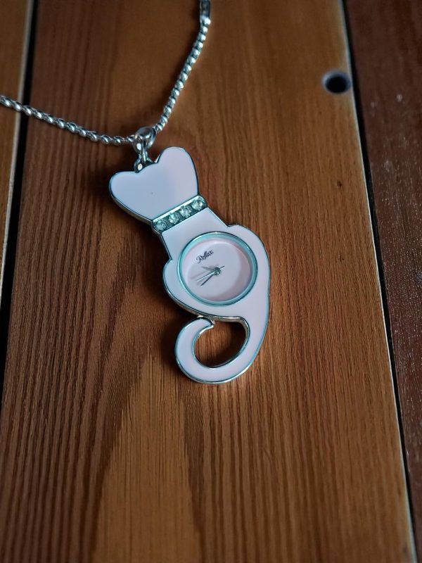 (BW48) Reflex girls necklace with timepiece and matching bracelet - Image 2