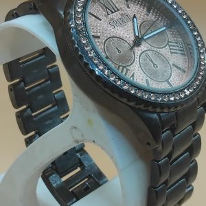 (MW48) Gents/Ladies Spirit Bling style stainless steel watch