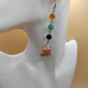 (E48) Pair of Wicked Halloween earrings