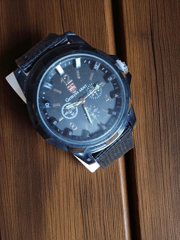 (MW50) Gents/Teenagers ribbon strong cotton strap watch - Image 4