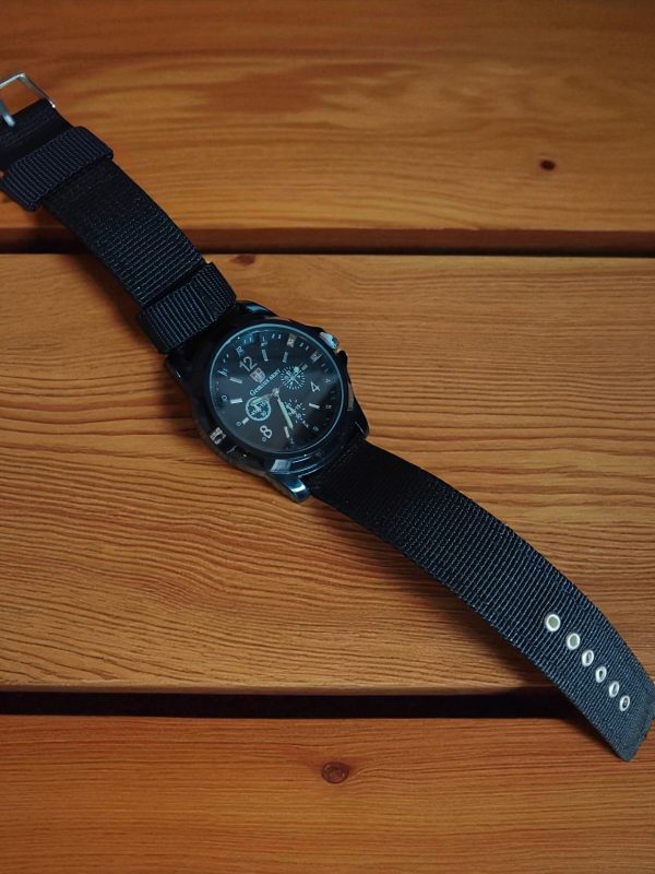 (MW50) Gents/Teenagers ribbon strong cotton strap watch - Image 5
